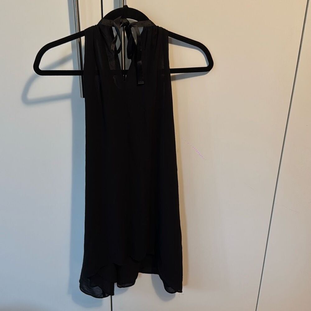 MAX STUDIO Halter Neck Trapeze Dress Medium Crystal like neckline with jewels - Picture 4 of 6